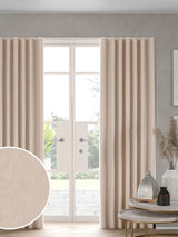 Next Next Natural Pink Cotton Made to Measure Curtains- Buy online at McGrocer