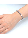 The Diamond Store White 1.00CT Set Tennis Bracelet