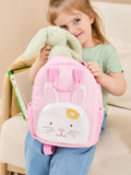 JoJo Maman Bébé pink bunny character backpack, imported from the UK