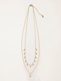FatFace gold tone star layered necklace - British product