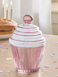 Vanilla cocoa bean birthday cupcake candle, imported from the UK