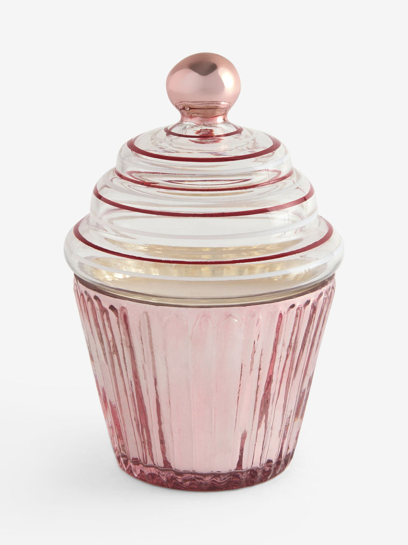 Vanilla cocoa bean birthday cupcake candle, imported from the UK