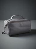Aufklappbare Kulturtasche aus Kunstleder