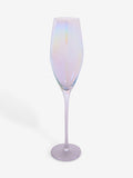 Iridescent Vienna crystal champagne flutes set of 4 (British brand)