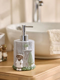 Grey Hamish the Highland Cow soap dispenser, UK version