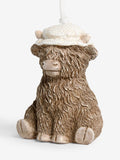 Hamish Highland Cow light pull for bathrooms, imported from the UK