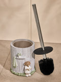 Grey Hamish the Highland Cow Spa Toilet Brush