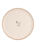 Woodbury Lane set of 4 natural animal dinner plates (British brand)