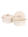 Woodbury Lane natural mini casserole dishes 2 pack 475ml (British brand)