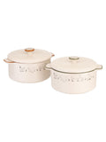Woodbury Lane natural mini casserole dishes 2 pack 475ml (British brand)