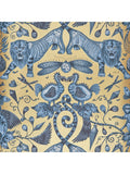 Clarke & Clarke wallpaper sample Blue Animalia Extinct - British product