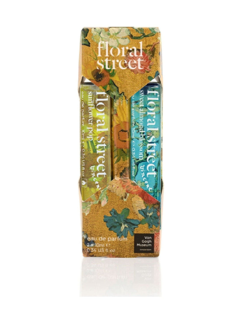 Floral Street Van Gogh Eau de Parfum Duo Set with Sunflower Pop and Sweet Almond Blossom 10ml - British product