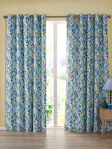 Next Catherine Lansfield Blue Tilly Floral Fully Reversible Eyelet Curtains 168cm x 229cm- Buy online at McGrocer