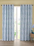 Catherine Lansfield blue floral curtains 168x229cm (British brand)