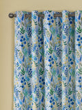 Catherine Lansfield blue floral curtains 168x229cm (British brand)