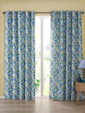 Catherine Lansfield blue floral curtains 168x229cm (British brand)