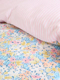 Catherine Lansfield Pink Darcy Floral Reversible Duvet Cover Set - British product