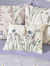 Next Catherine Lansfield Purple Grasmere Floral Embroidered Cushion 30x40cm- Buy online at McGrocer