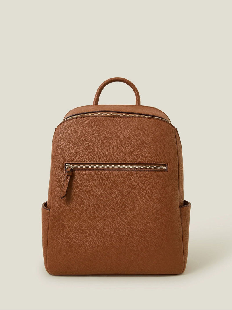 Accessorize Natural Smart Zip Around Backpack, UK version