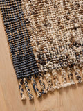 French Connection natural tweed speckle jute rug, UK version