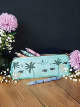 Next Sara Miller Savannah Ostrich Faux Leather Pencil Case 22x5x6.5cm- Buy online at McGrocer