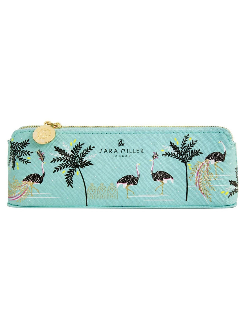 Sara Miller pencil case Savannah Ostrich design, UK version