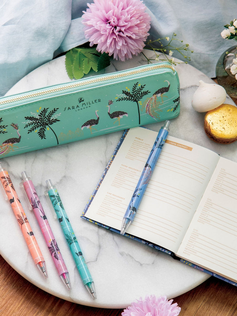 Sara Miller pencil case Savannah Ostrich design, UK version