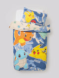 Pokemon blue duvet cover and pillowcase set single - British product