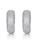 Next The Diamond Store Lab Diamond Huggie Earrings Silver 0.33ct- Buy online at McGrocer
