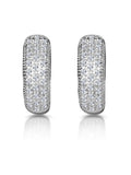 The Diamond Store lab diamond huggie earrings 0.33ct, imported from the UK