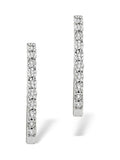 The Diamond Store Diamond Earrings 9K White Gold 0.08ct (British brand)