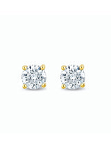 Next The Diamond Store White Lab Diamond Stud Earrings 0.10ct H/Si Quality in 9K Gold- Buy online at McGrocer