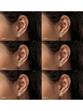 The Diamond Store white lab diamond stud earrings 0.10ct (British brand)