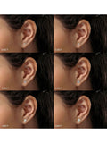 The Diamond Store white lab diamond stud earrings 0.10ct (British brand)