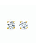 The Diamond Store white lab diamond stud earrings 0.10ct (British brand)
