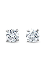 The Diamond Store Lab Diamond Stud Earrings 9K White Gold 0.30ct