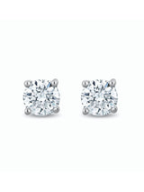 Next The Diamond Store Silver Tone Lab Diamond Stud Earrings 0.15ct 2.7mm- Buy online at McGrocer