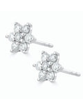 The Diamond Store lab diamond earrings 9K white gold 0.50ct, UK version