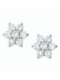 The Diamond Store lab diamond earrings 9K white gold 0.50ct, UK version