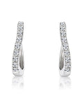 The Diamond Store hoop earrings 12mm x 2mm (British brand)