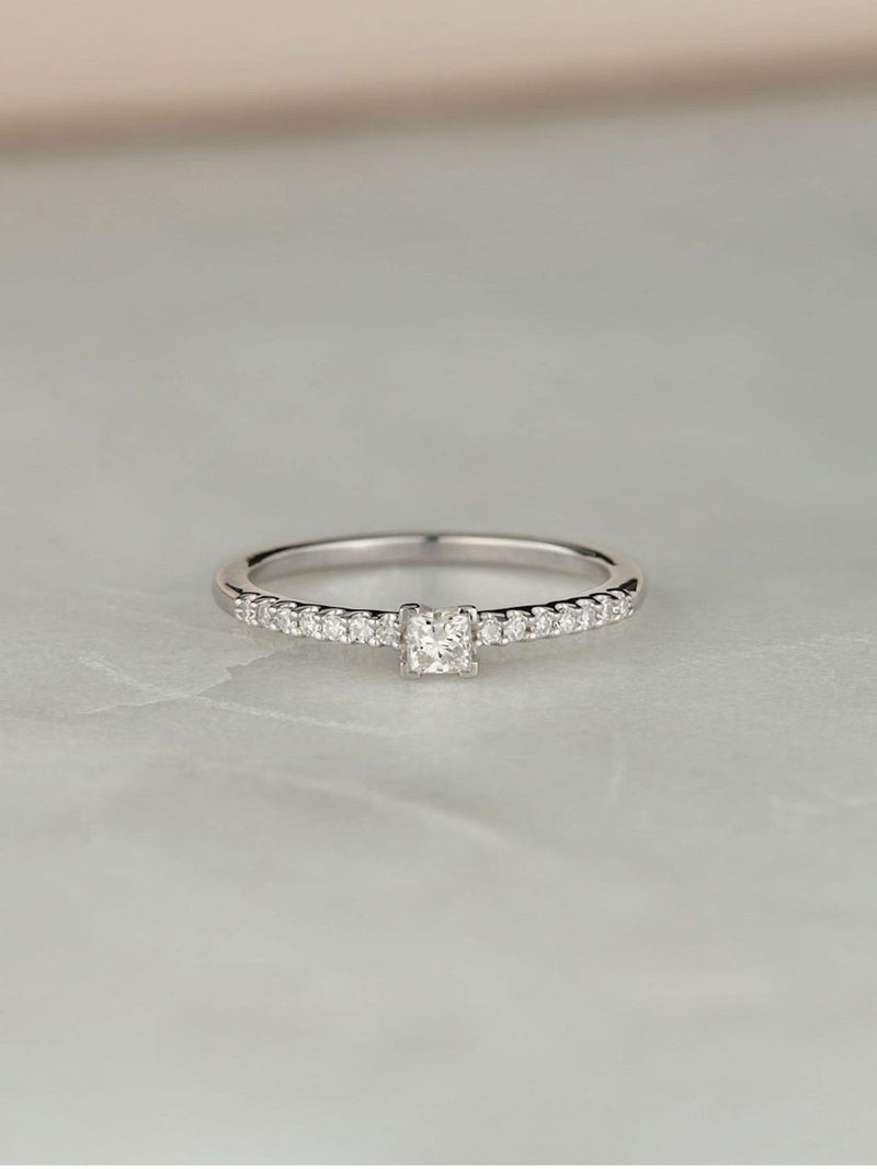 The Diamond Store Lab Diamond Engagement Ring 0.25ct (British brand)