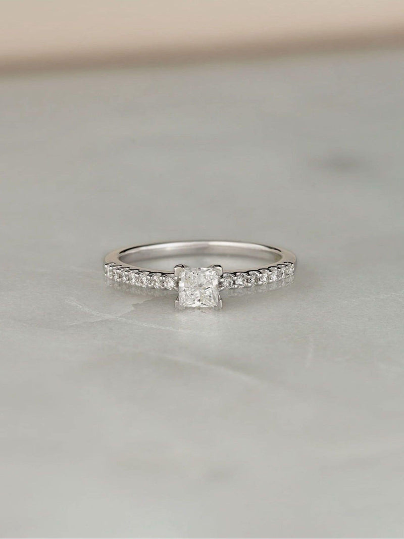 The Diamond Store Ella Halo Ring 0.55ct (British brand)