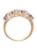 The Diamond Store amethyst diamond ring 0.74ct (British brand)