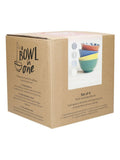 Kitchencraft multi-coloured patterned ceramic cereal bowls 15cm, UK version