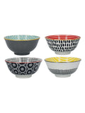 KitchenCraft white ceramic cereal bowls set of 4, UK version