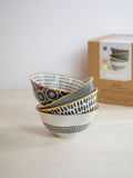 KitchenCraft white ceramic cereal bowls set of 4, UK version