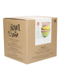 Kitchencraft set of 4 pink patterned ceramic cereal bowls, UK version