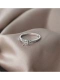 The Diamond Store lab diamond ring 9K yellow gold 0.25ct (British brand)