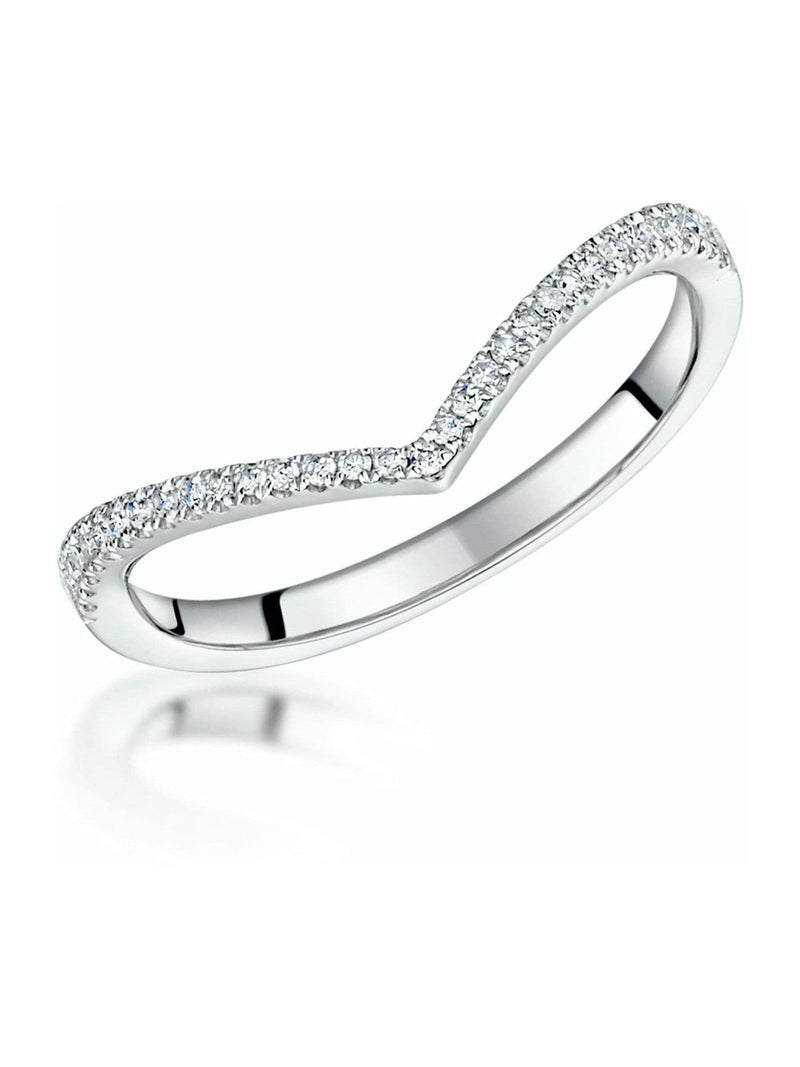 The Diamond Store stellato white gold diamond ring (British brand)