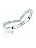 The Diamond Store stellato white gold diamond ring (British brand)